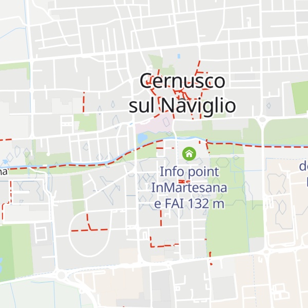 Map of Baita degli Alpini - Cernusco Sul Naviglio
