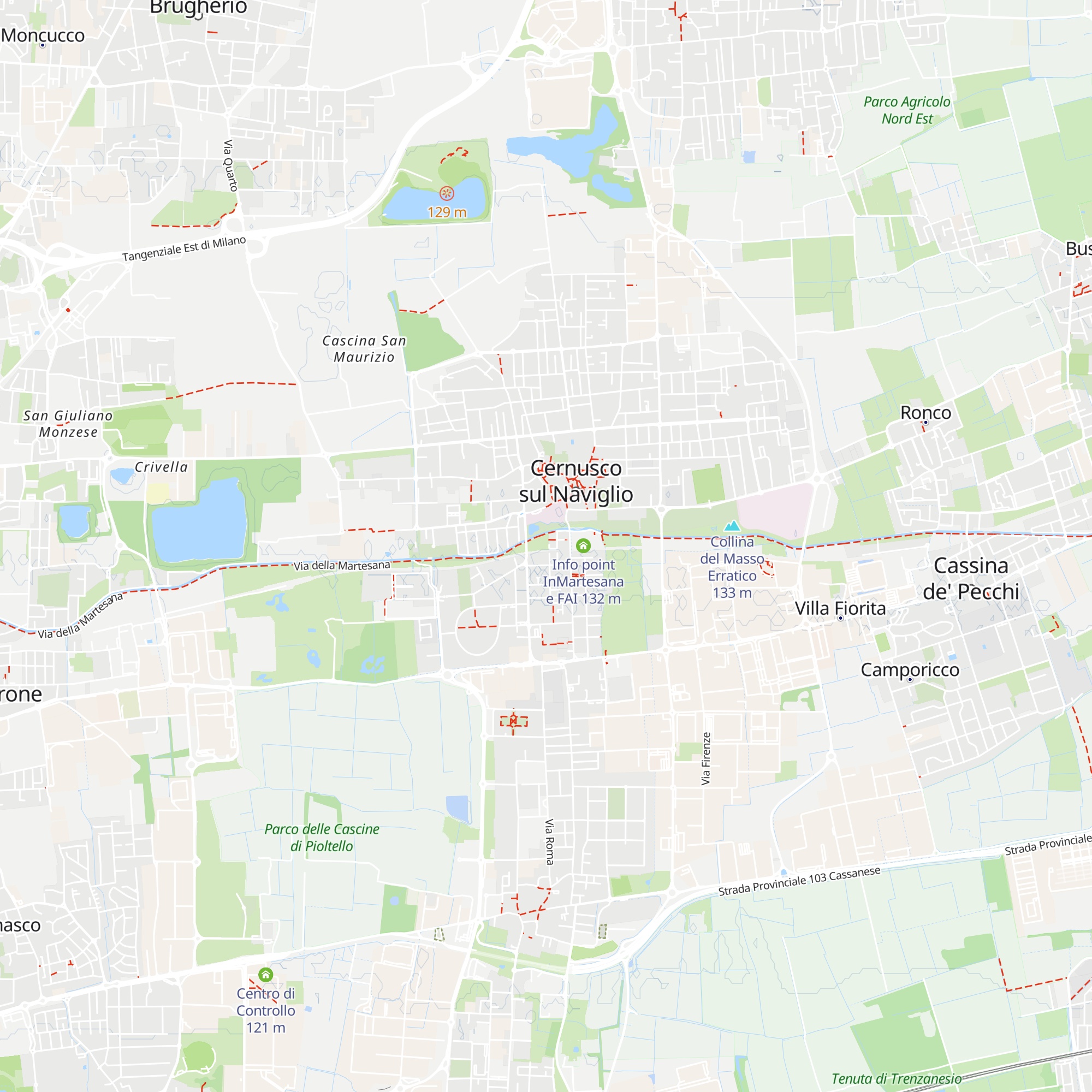 Baita degli Alpini - Cernusco Sul Naviglio map