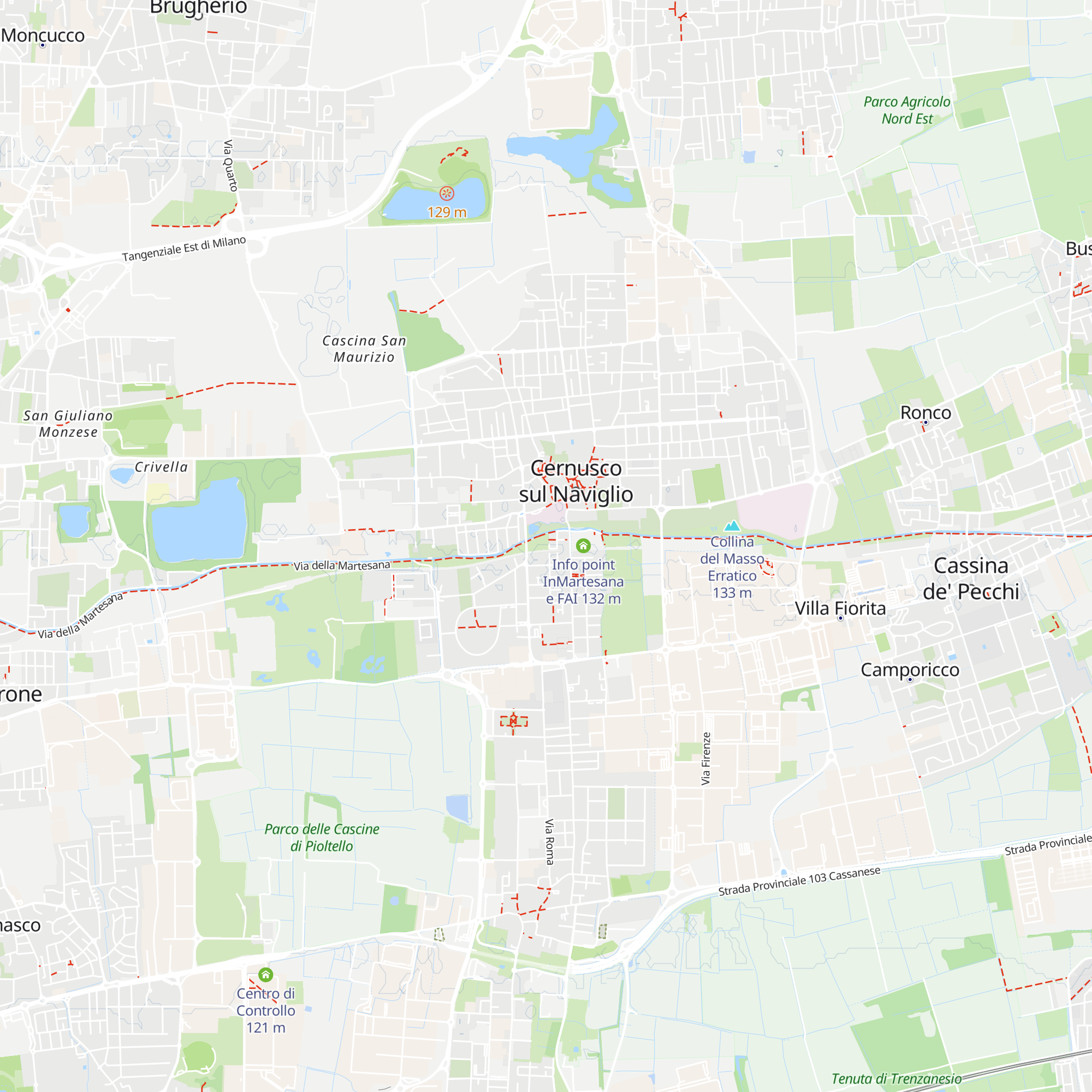 Baita degli Alpini - Cernusco Sul Naviglio map