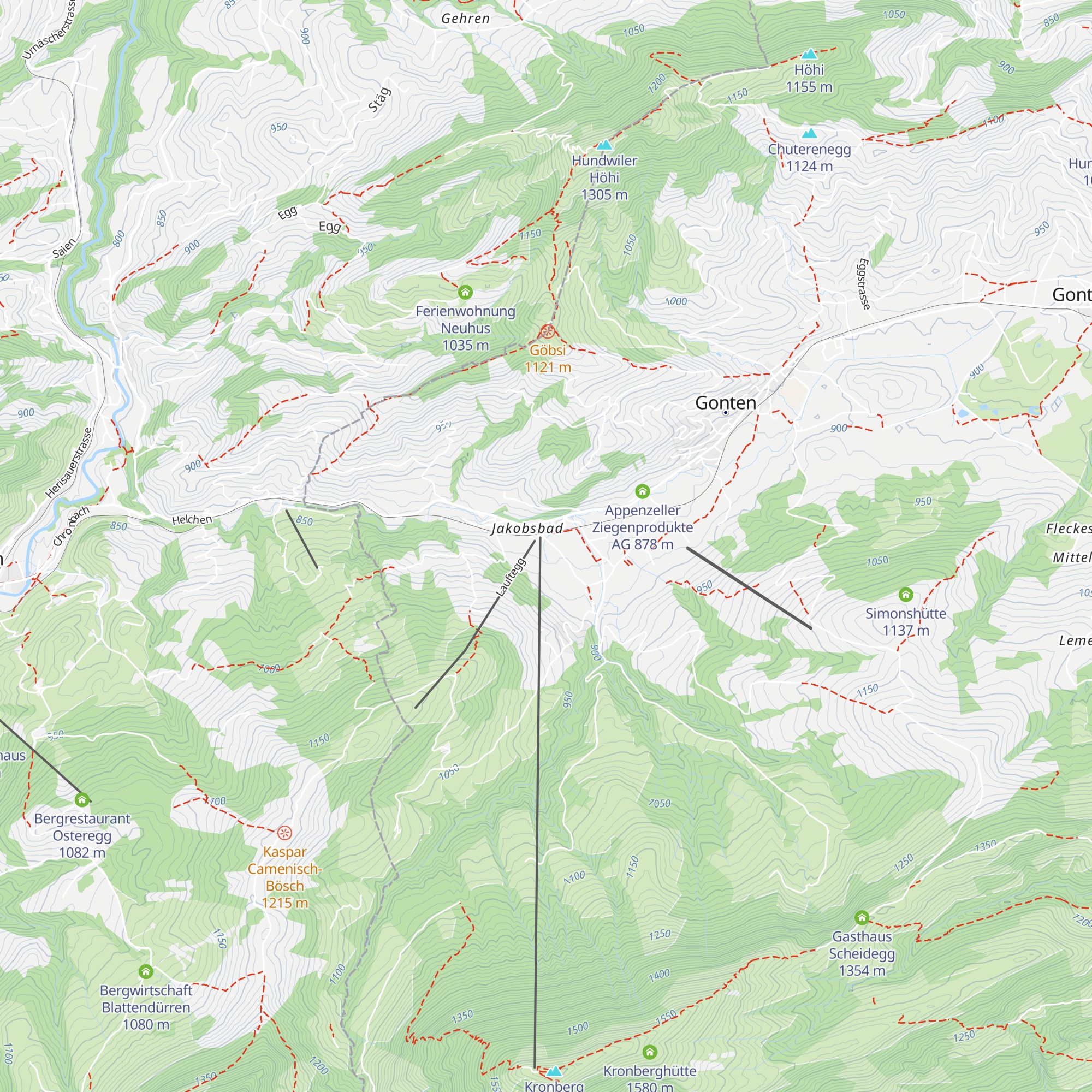 Talrestaurant map