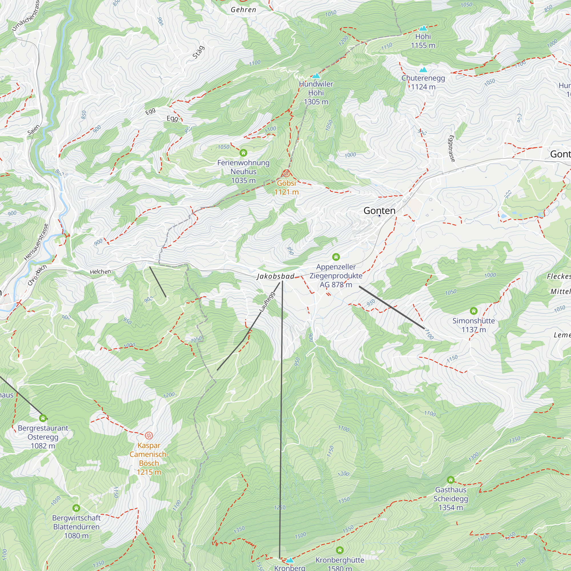Talrestaurant map
