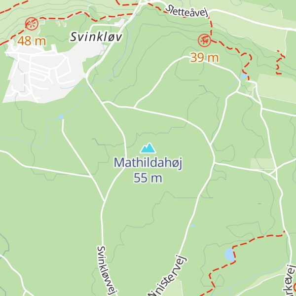 Map of Mathildahøj