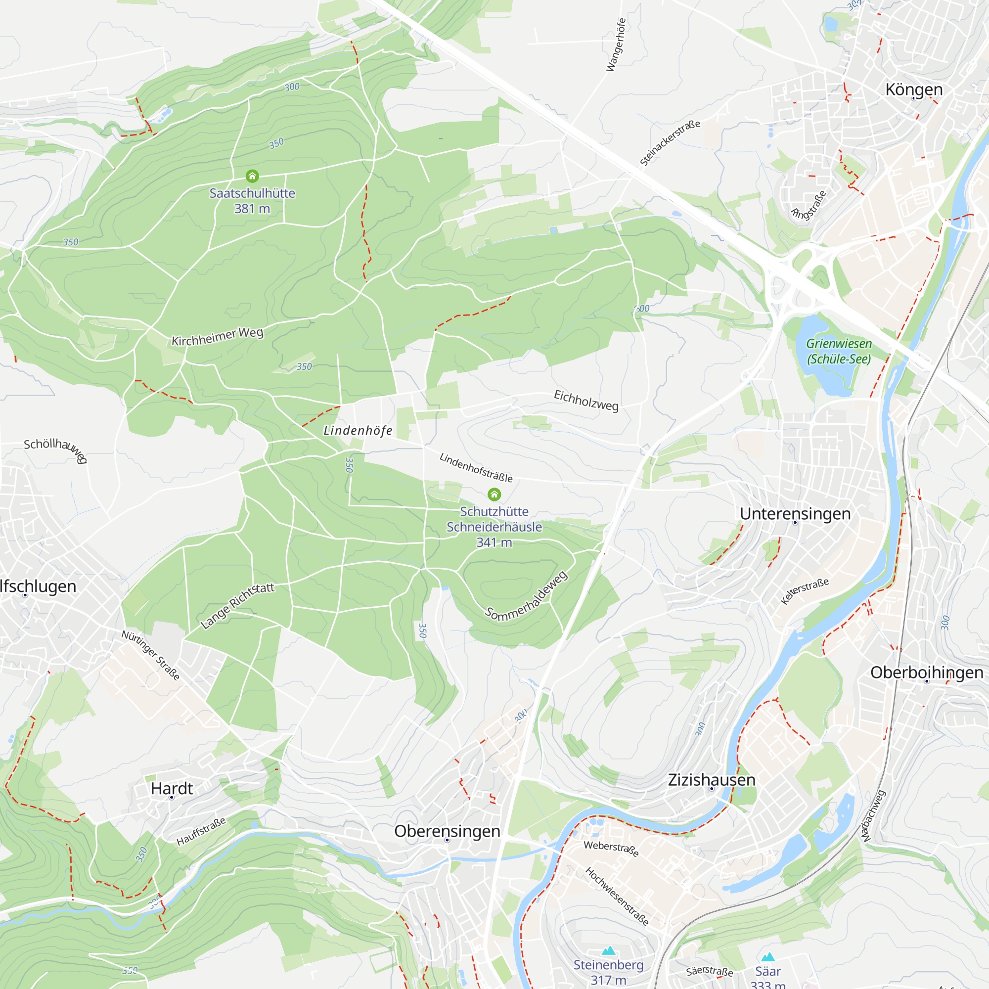 Schutzhütte Schneiderhäusle map