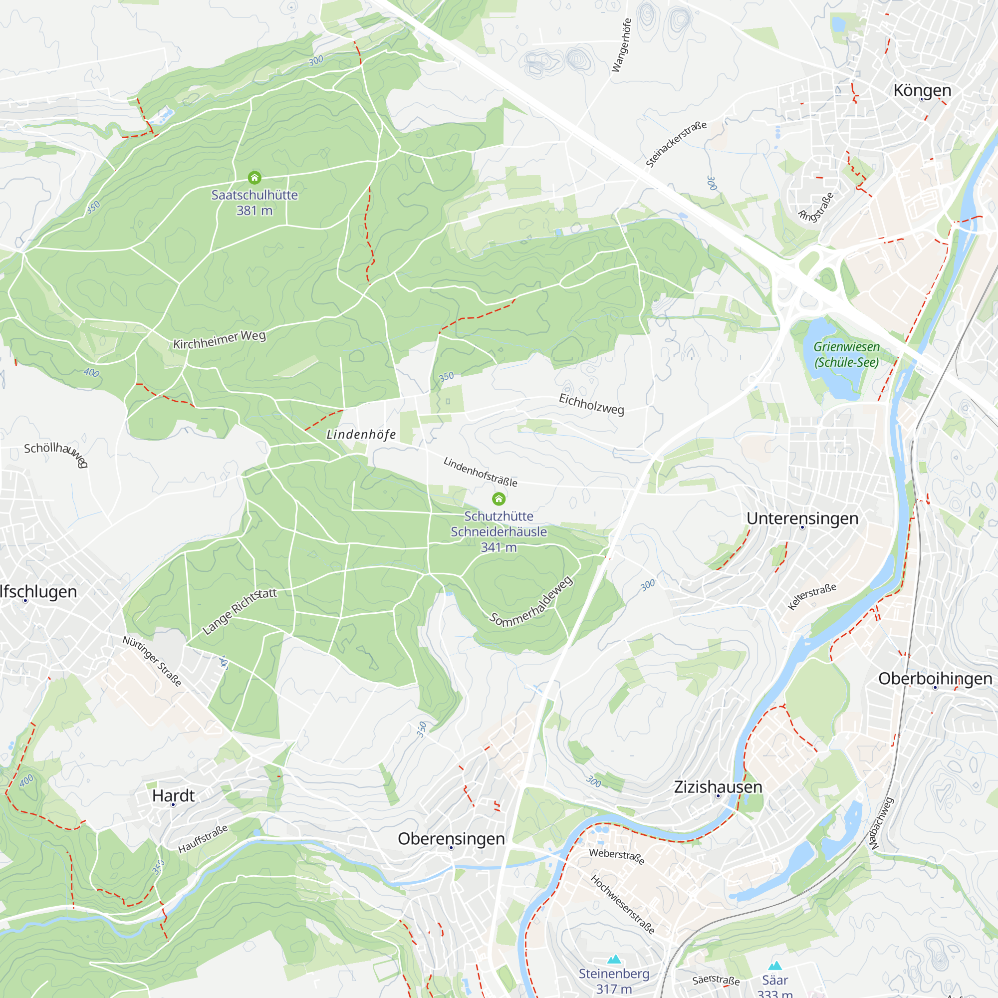 Schutzhütte Schneiderhäusle map