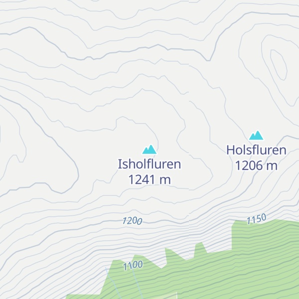 Map of Isholfluren