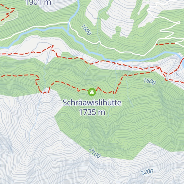 Map of Schräawislihütte