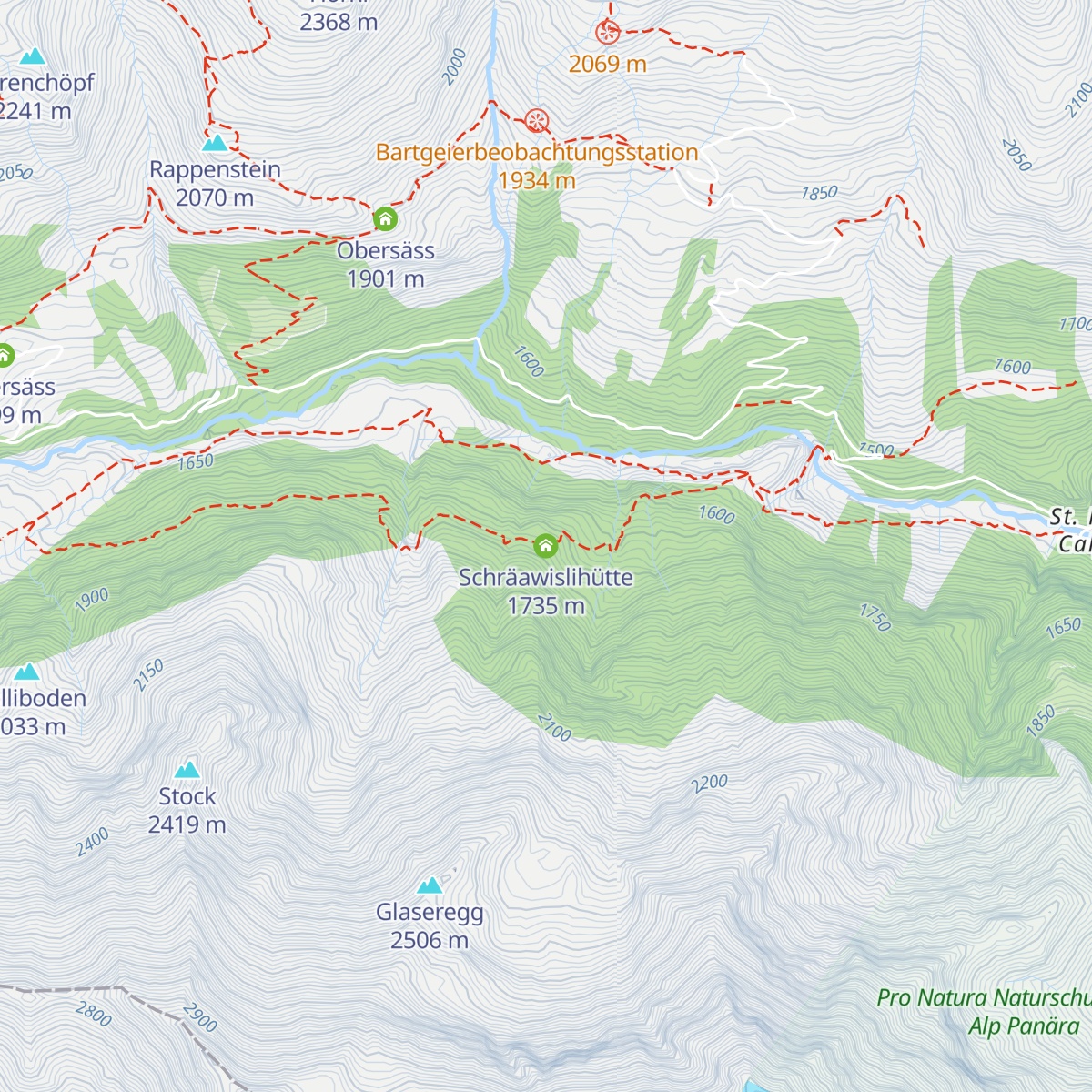 Schräawislihütte map