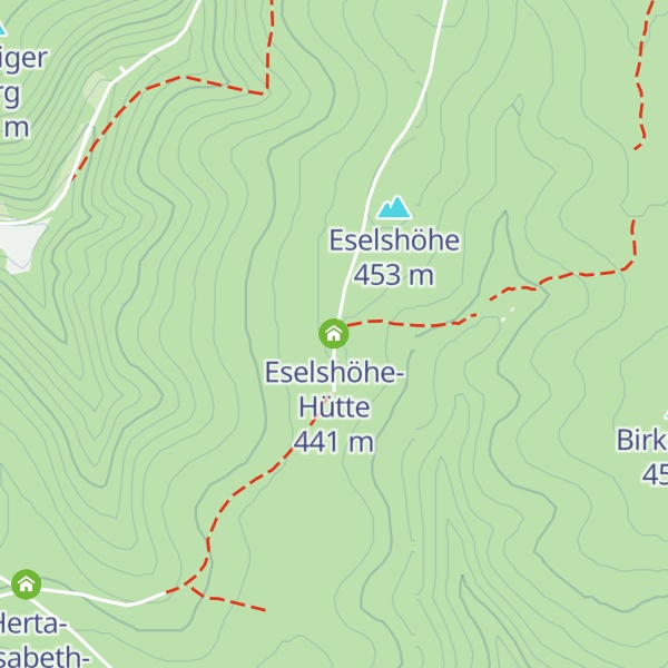 Map of Eselshöhe-Hütte