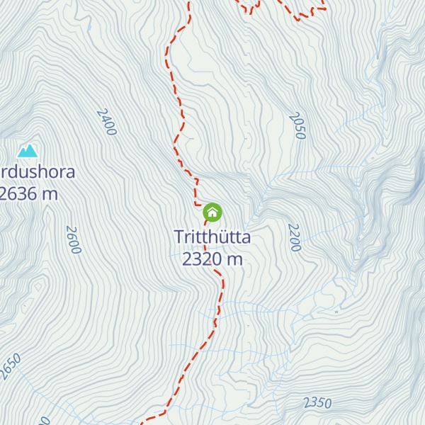 Map of Tritthütta