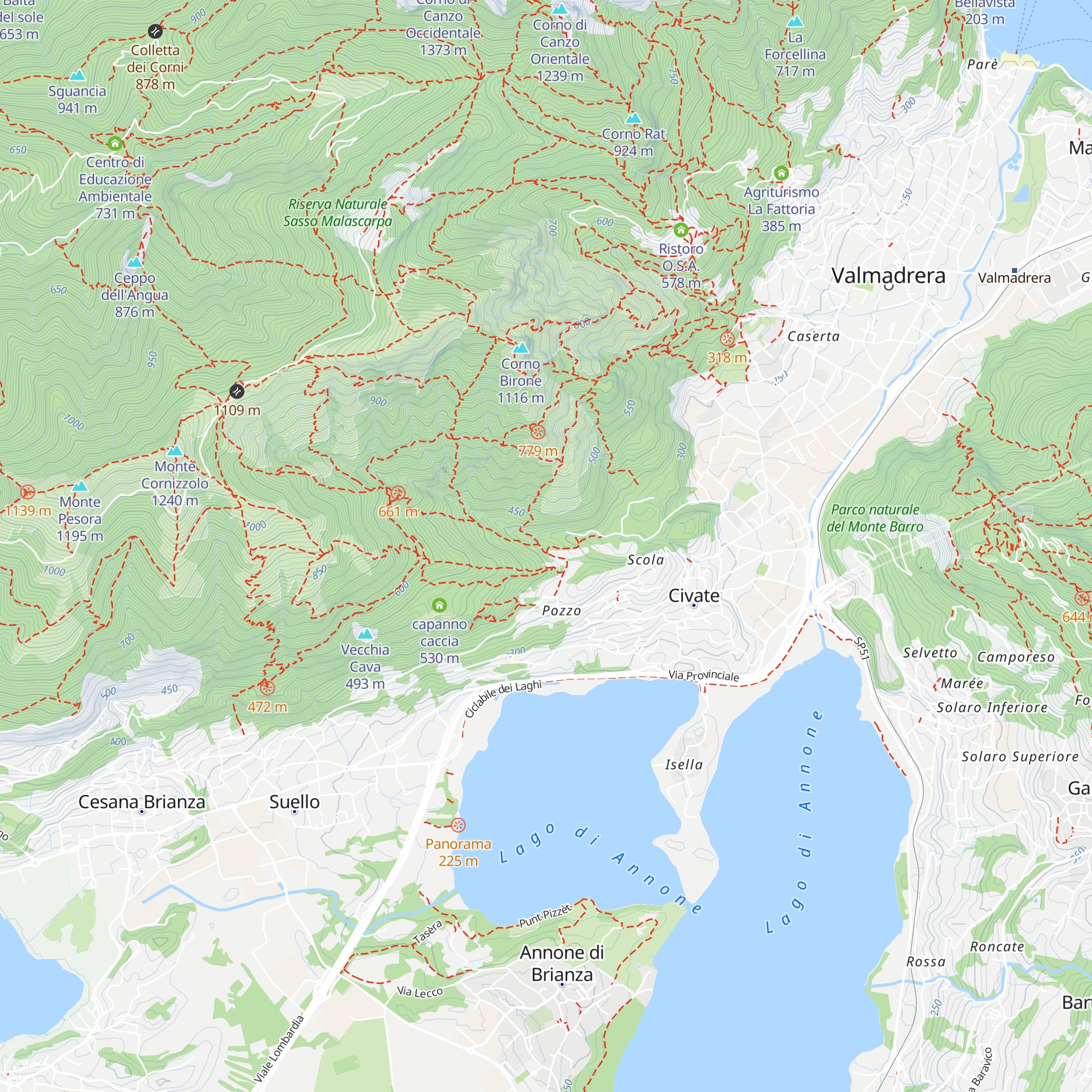Cascina Oro map