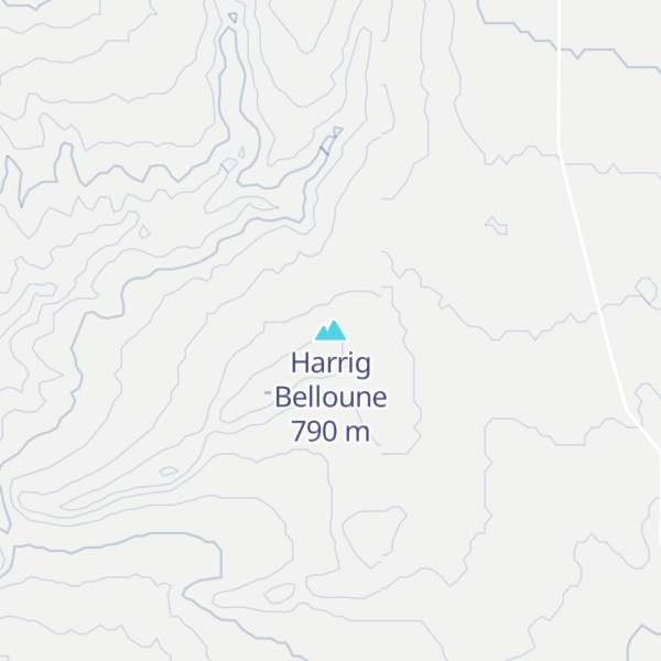 Map of Harrig Belloune