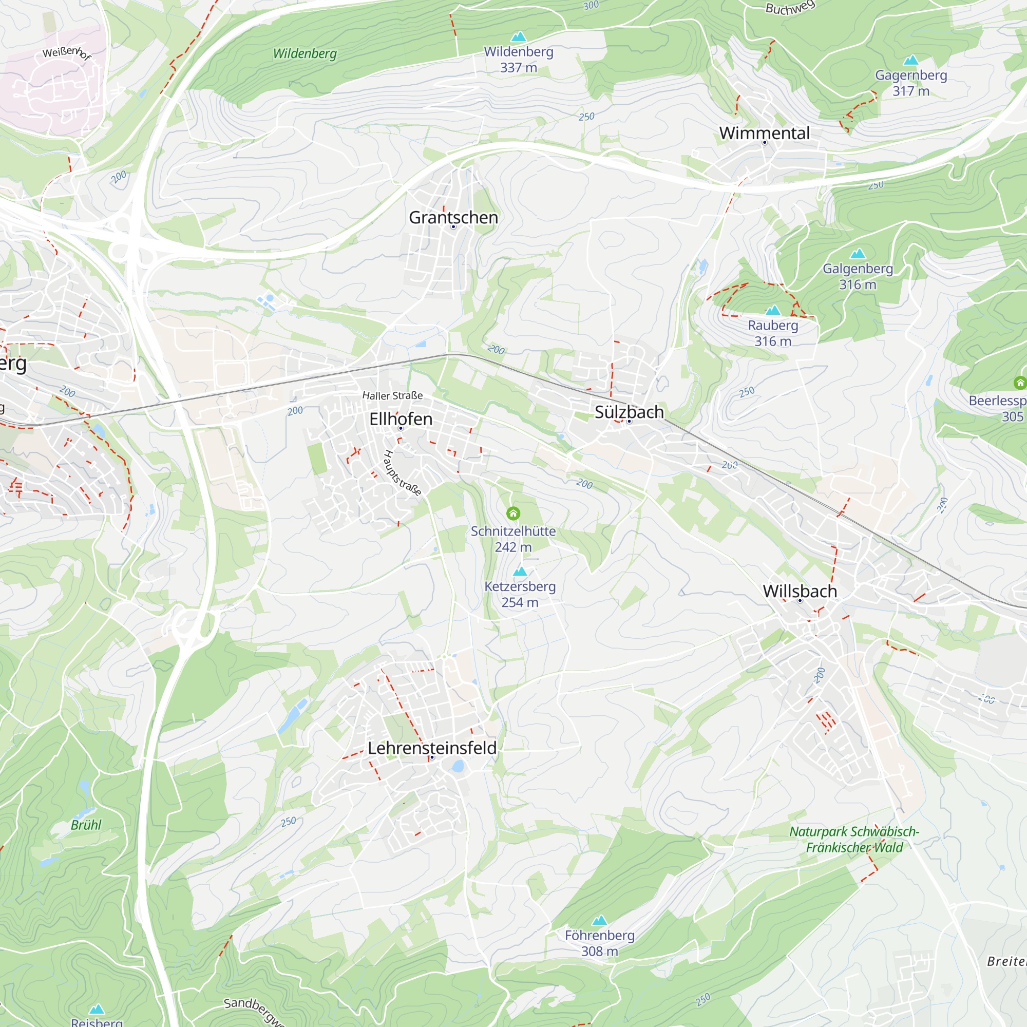 Schnitzelhütte map