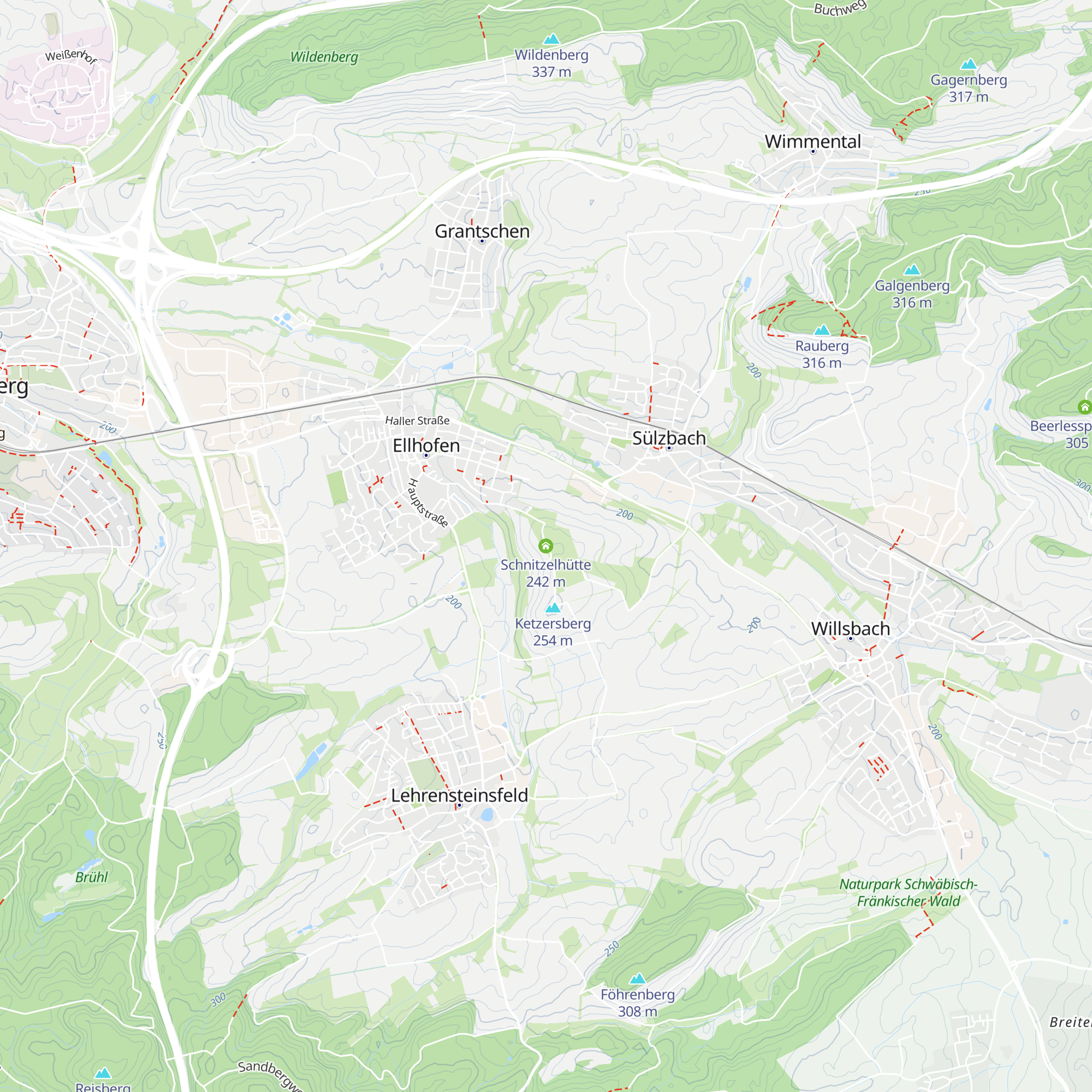 Schnitzelhütte map