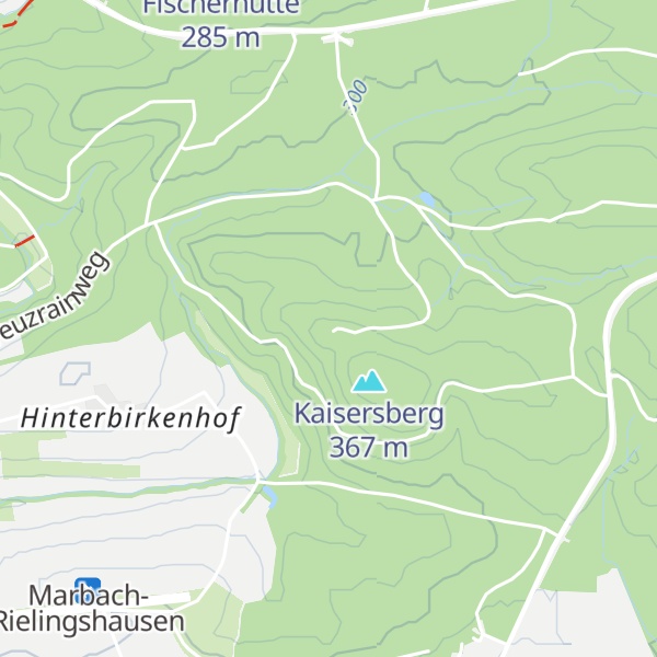 Map of Kaisersberghütte