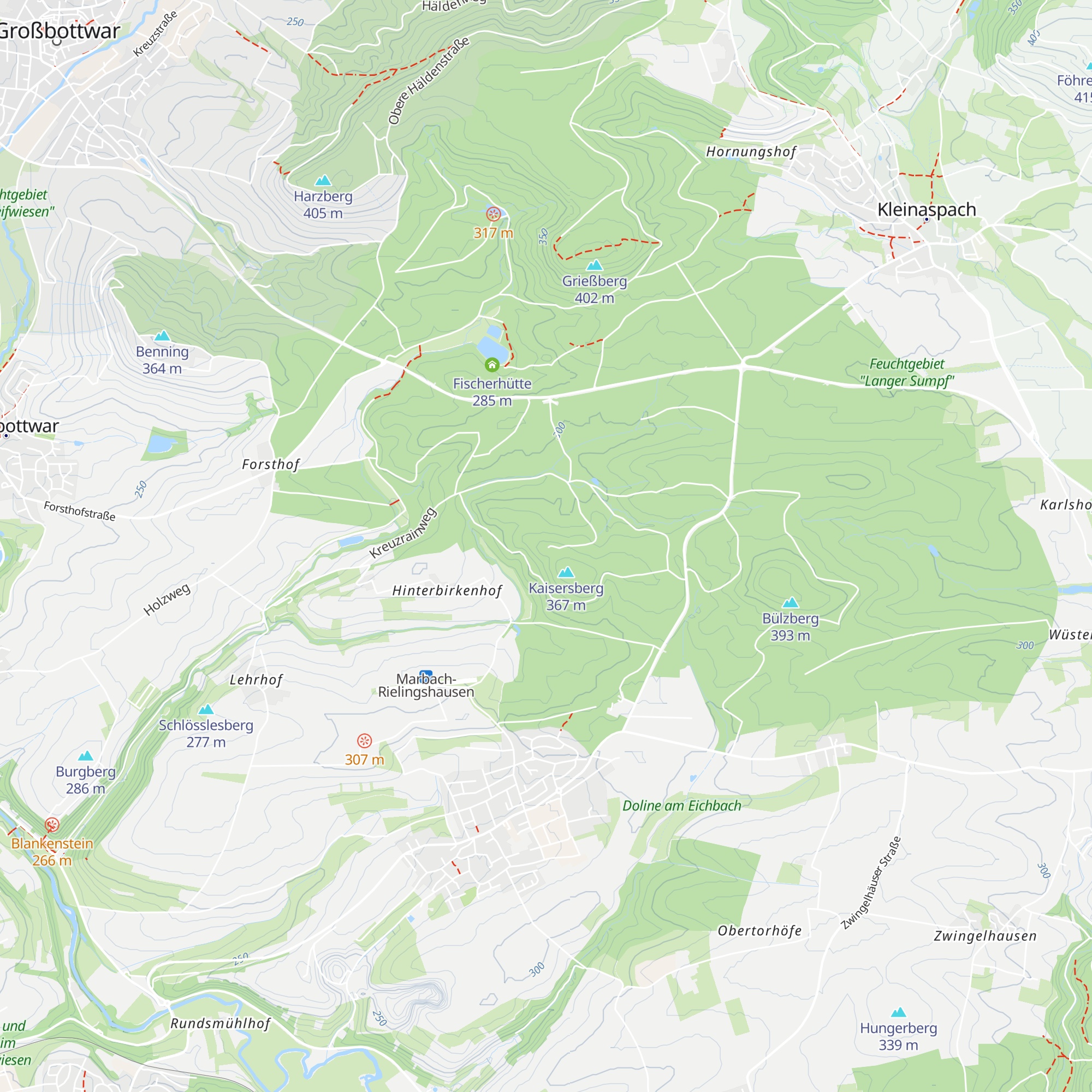 Kaisersberghütte map