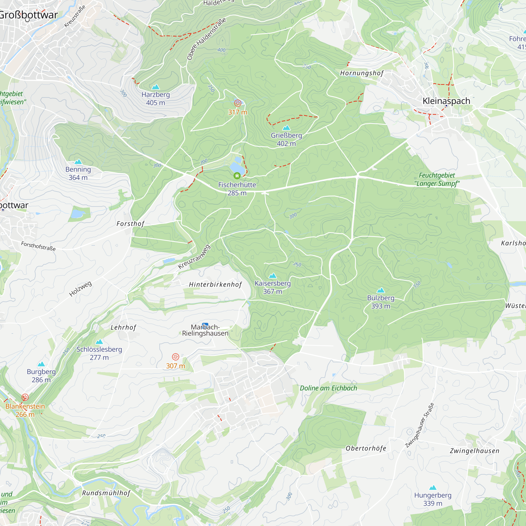 Kaisersberghütte map