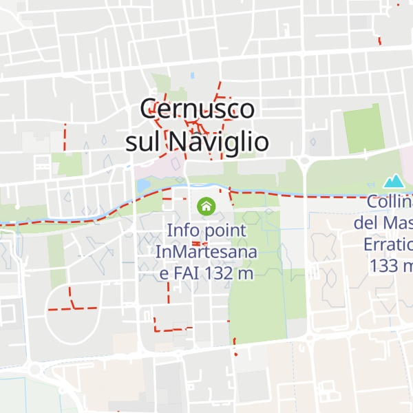 Map of Info point InMartesana e FAI