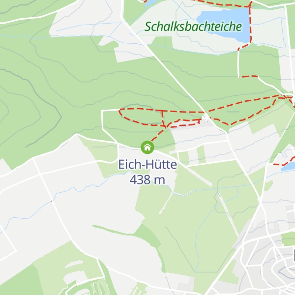 Map of Eich-Hütte