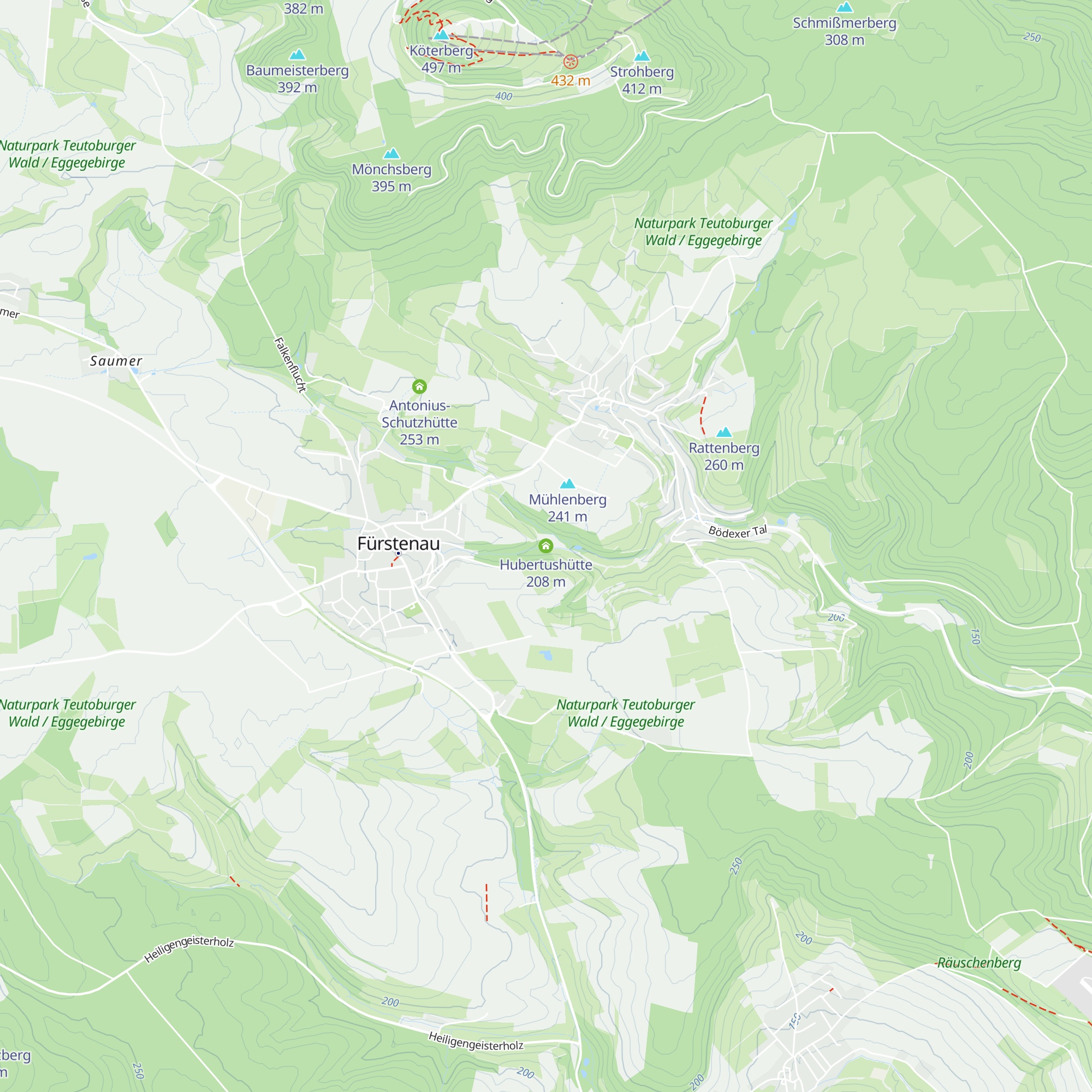 Hubertushütte map