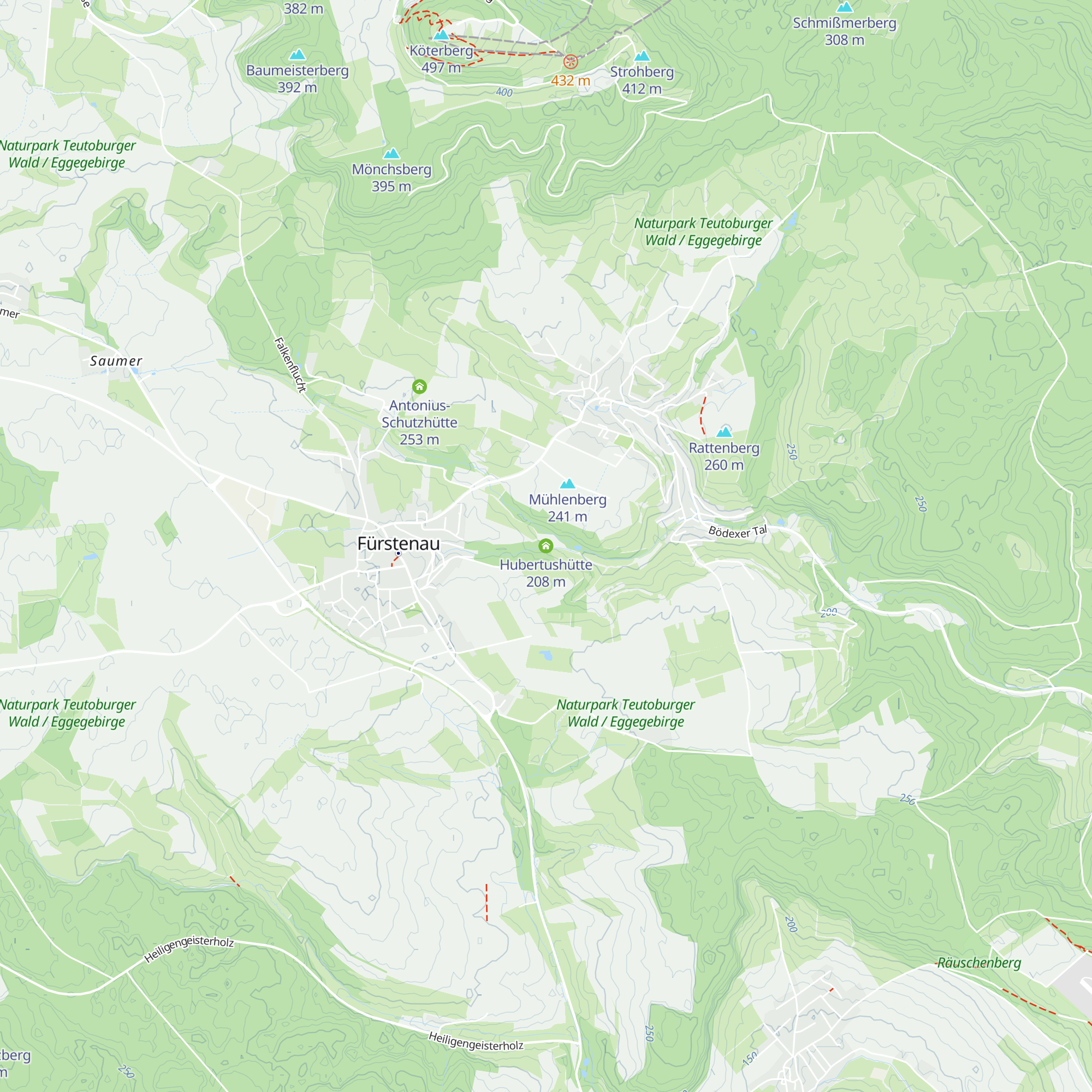 Hubertushütte map