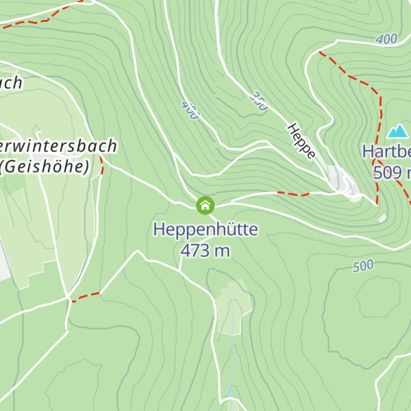 Map of Heppenhütte