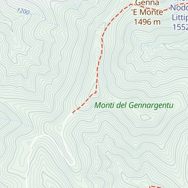 Map of Monte Arbu
