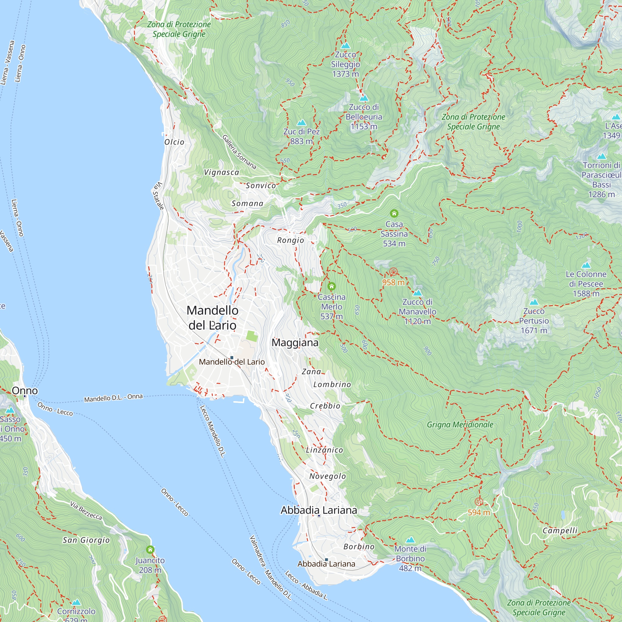 Casa Bianca map
