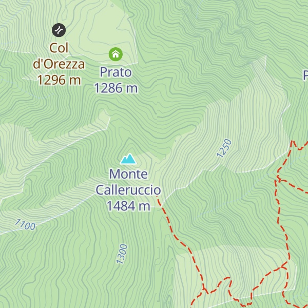 Map of Calleruccio