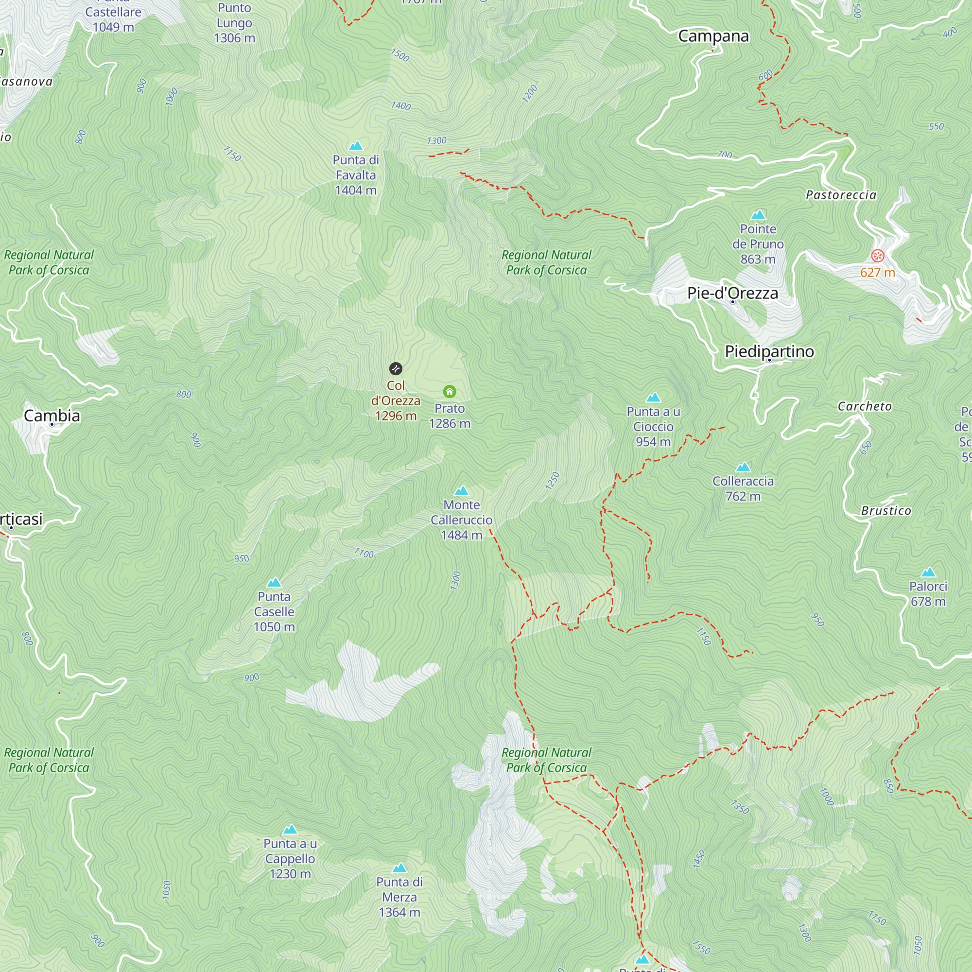 Calleruccio map