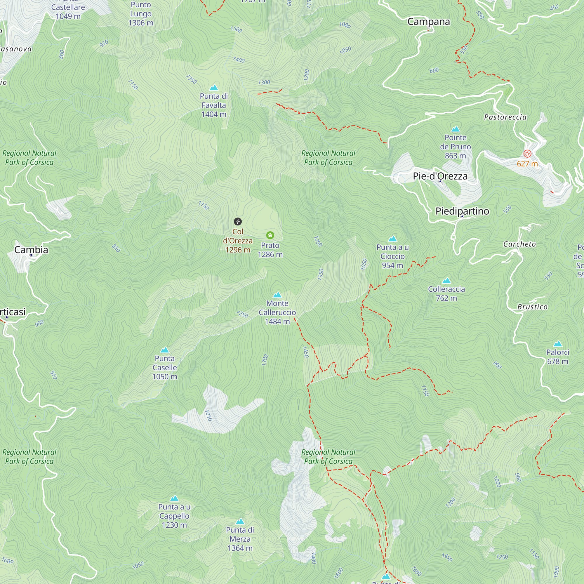 Calleruccio map