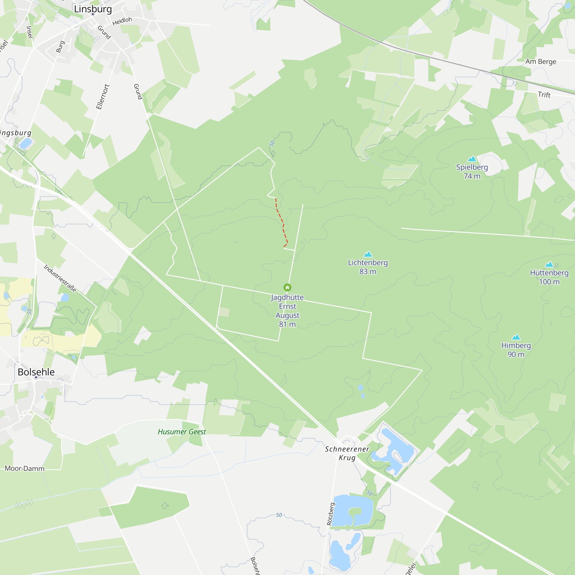 Jagdhütte Ernst August map