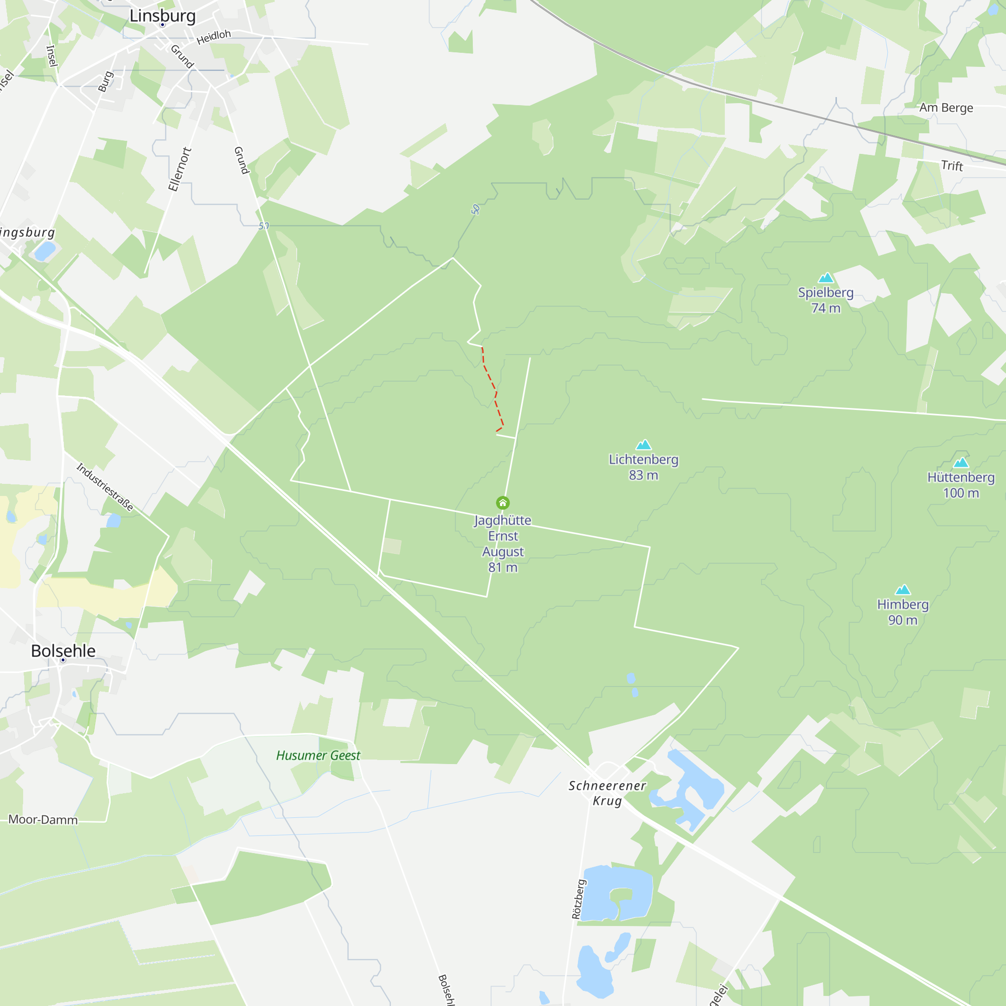 Jagdhütte Ernst August map