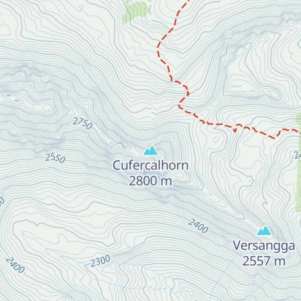 Map of Cufercalhorn