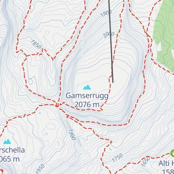 Map of Gamserrugg
