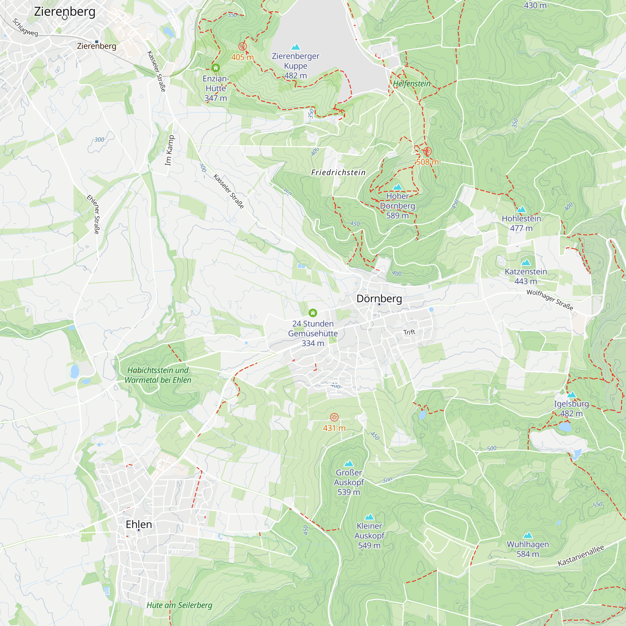 24 Stunden Gemüsehütte map