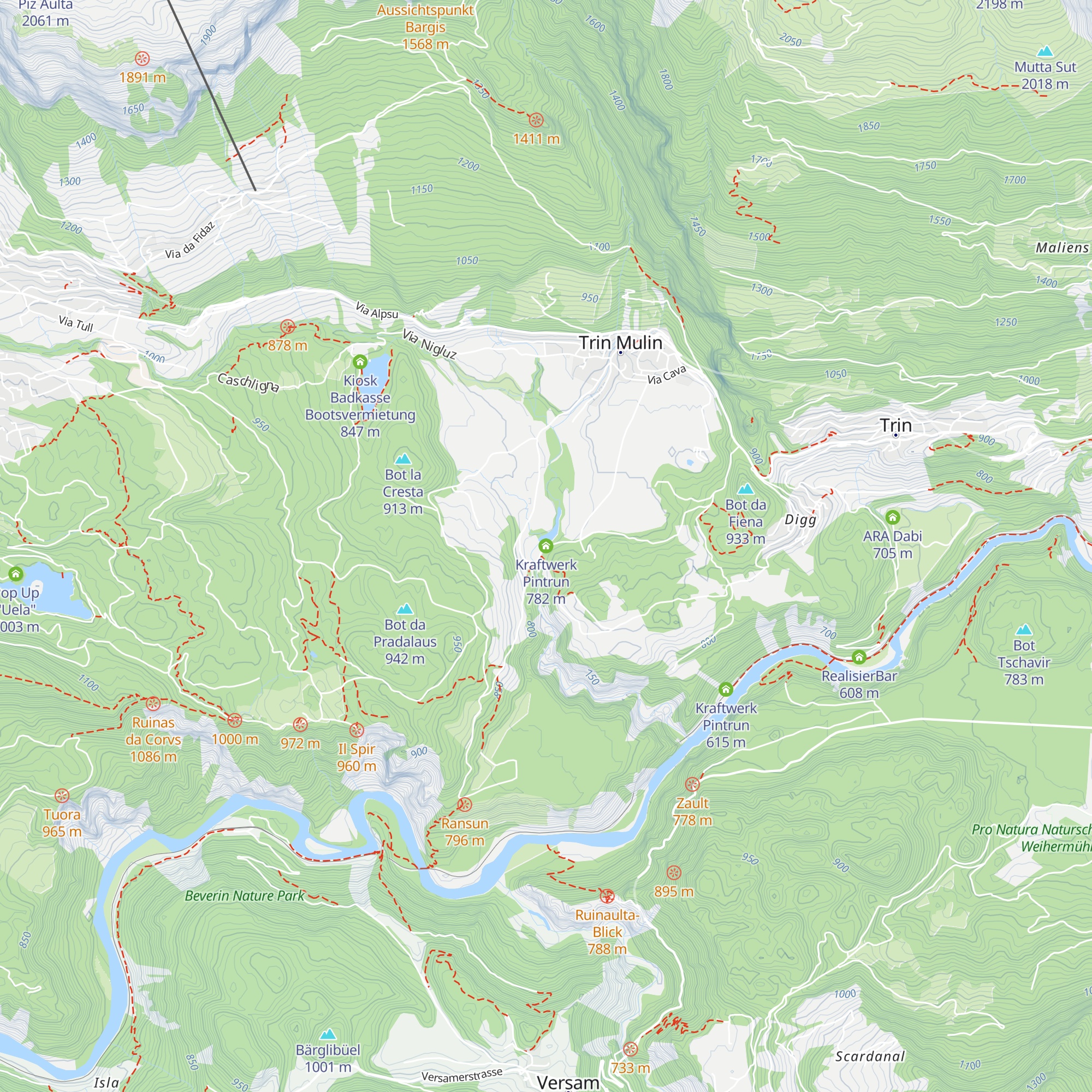 Kraftwerk Pintrun map