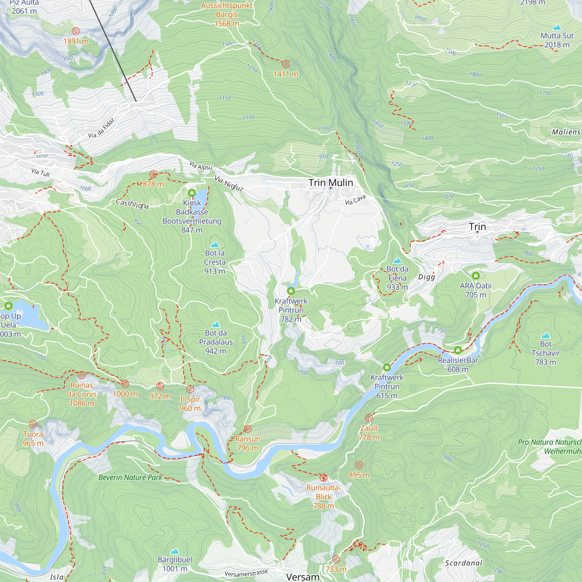 Kraftwerk Pintrun map