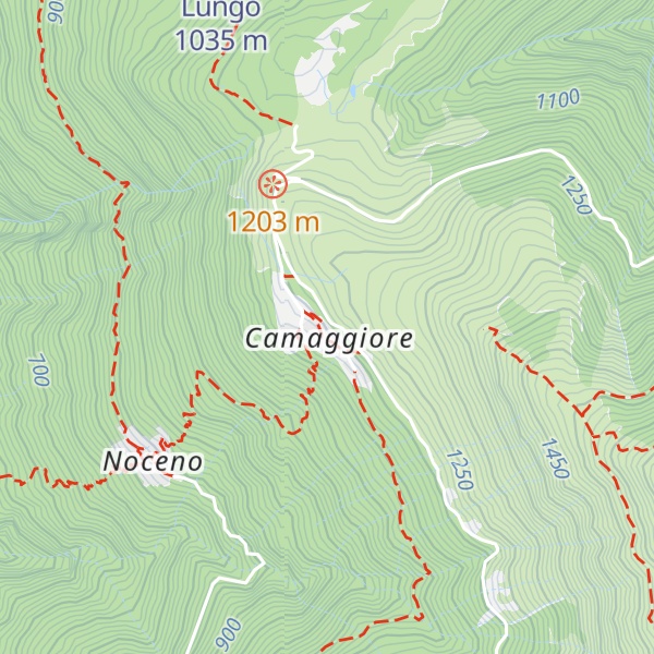 Map of Rifugio Ragno