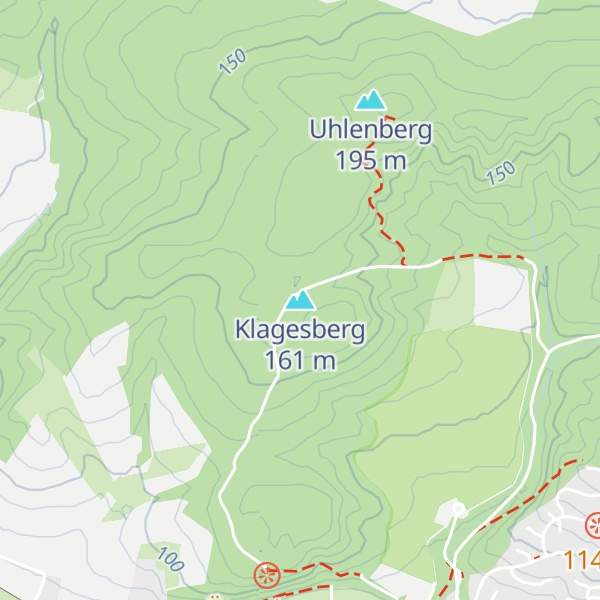 Map of Klagesberg