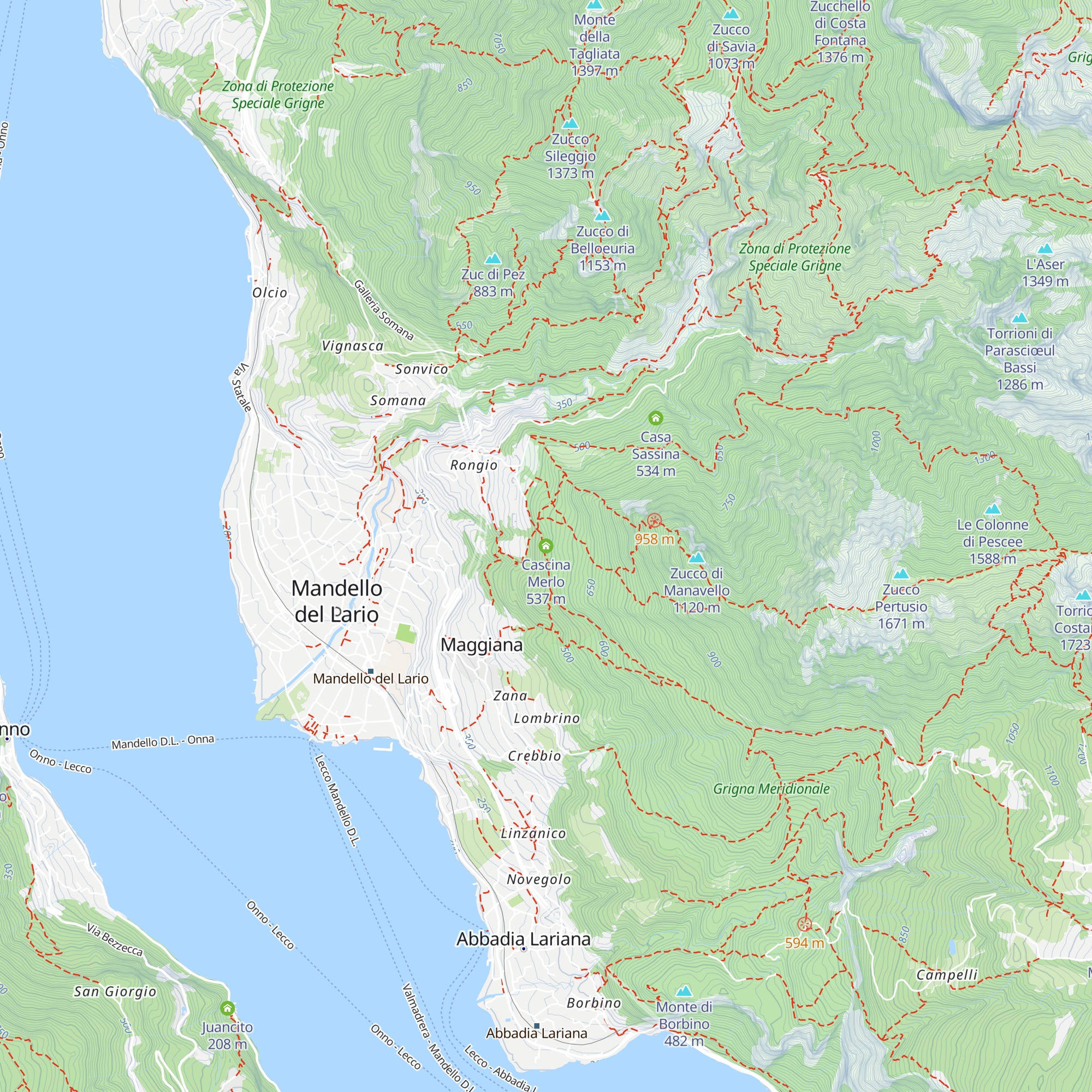 Cascina Merlo map