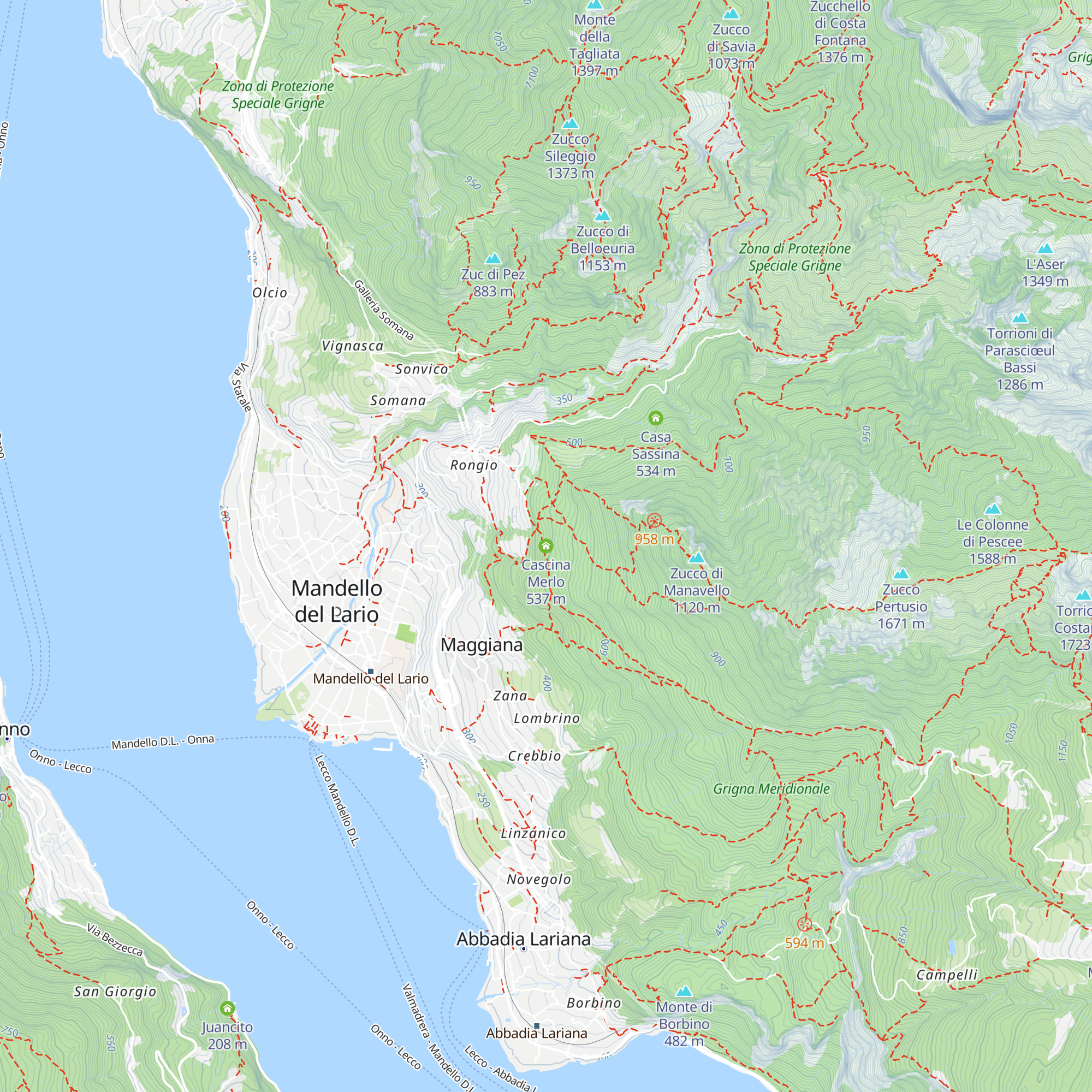 Cascina Merlo map