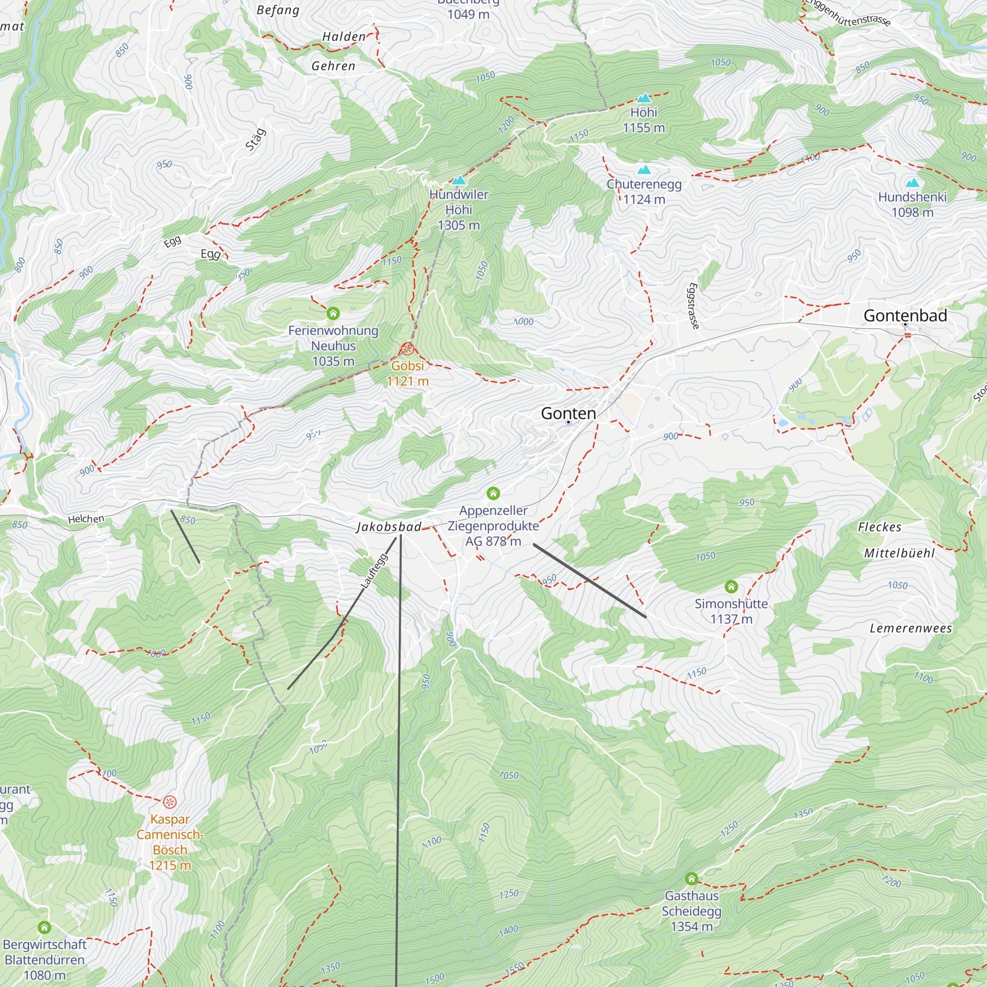 Appenzeller Ziegenprodukte AG map