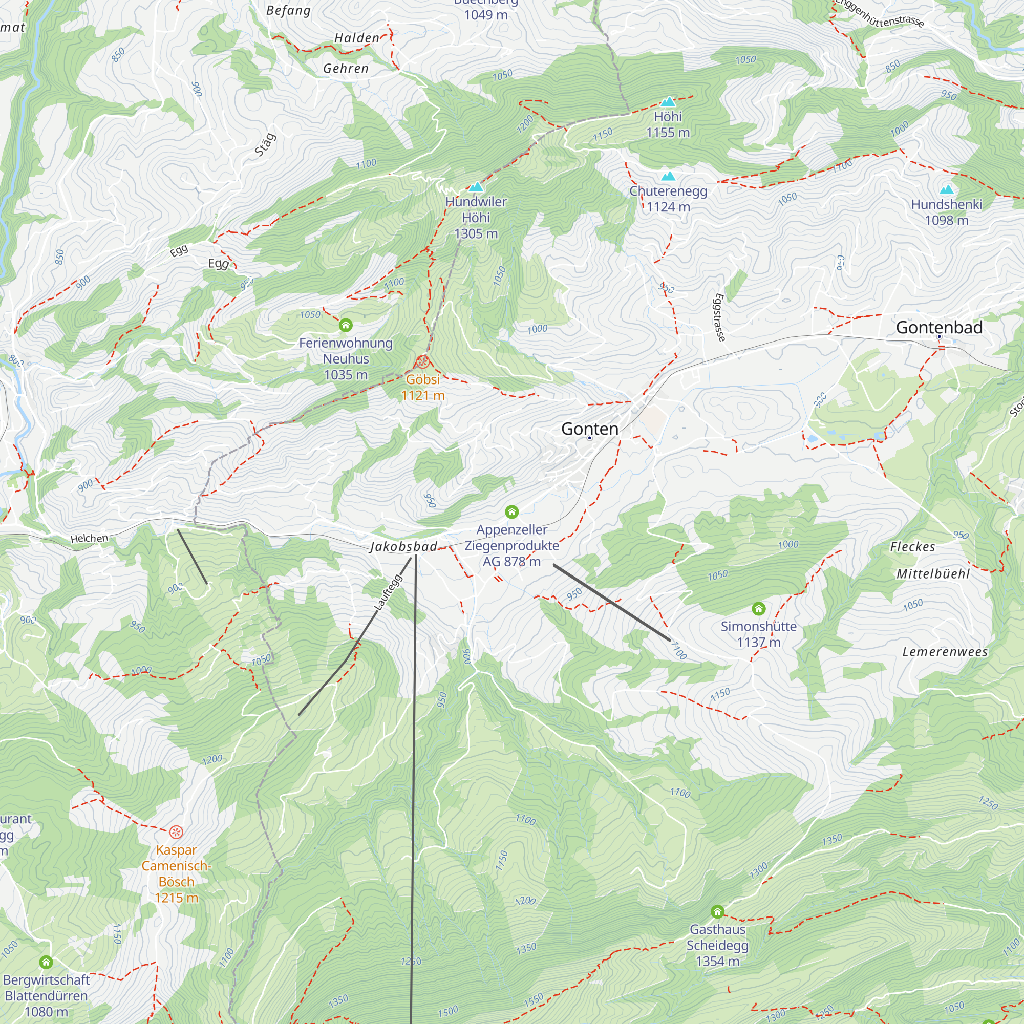Appenzeller Ziegenprodukte AG map