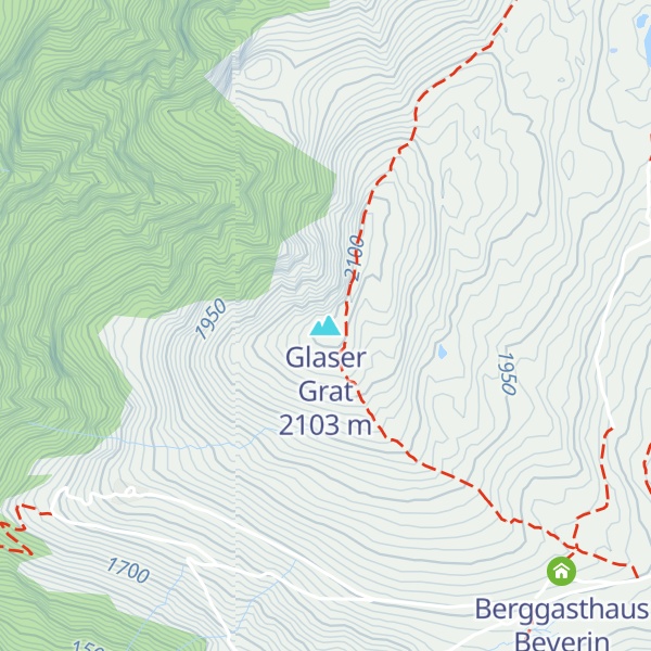 Map of Glaser Grat