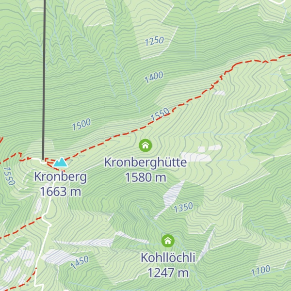 Map of Kronberghütte
