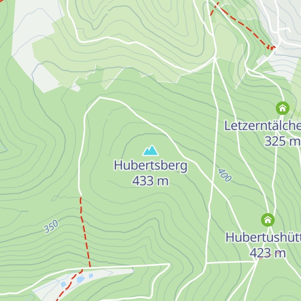 Map of Hubertsberg