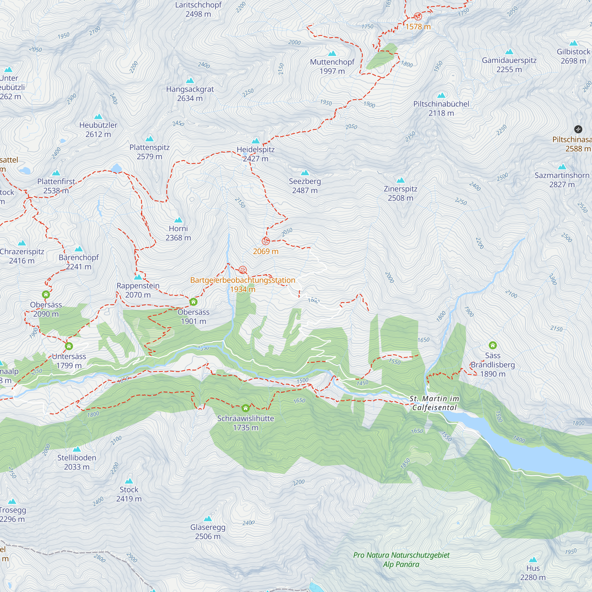Malenseralp map
