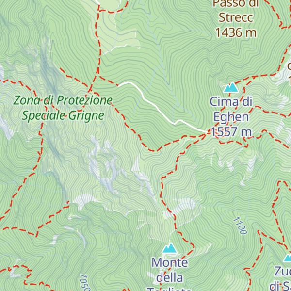 Map of Monte Palagia