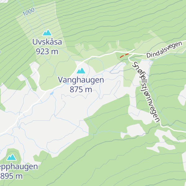 Map of Måssåhaugan