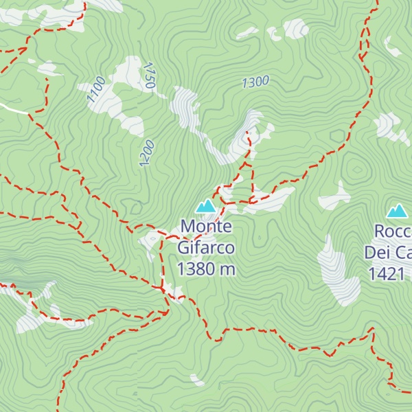 Map of Monte Gifarco